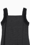 Tweed Frill Column Dress