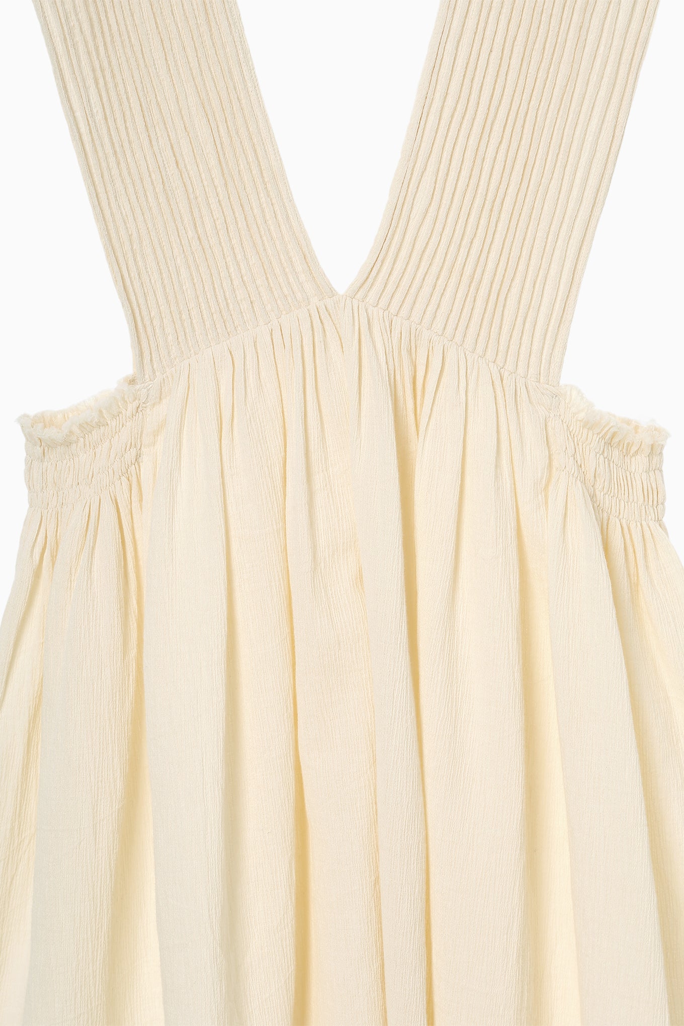 Hella ヘラ　cotton crepe gather top Ivory cotton crepe gather top - Hella (ヘラ）公式通販サイト