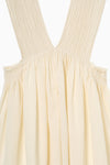 cotton crepe gather top