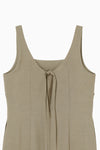 【POPUP先行販売アイテム】back tie cocoon dress