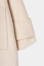 画像をギャラリービューアに読み込む, Hooded Stole Rever Coat
