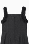 Tweed Frill Column Dress