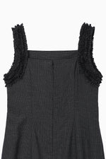 画像をギャラリービューアに読み込む, Tweed Frill Column Dress
