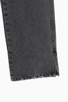 side hem slit denim