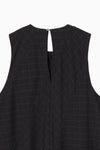 Check Flare Panel Dress