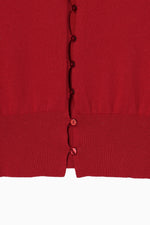 画像をギャラリービューアに読み込む, High Neck Knit Cardigan
