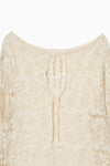 Scalloped Lace Top