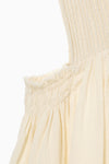 cotton crepe gather top