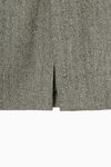 Herringbone Tweed Skirt