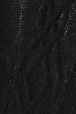 画像をギャラリービューアに読み込む, Sheer Cable Knit Top
