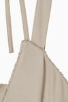 Tulle Insert V Dress
