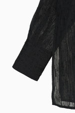 画像をギャラリービューアに読み込む, cut jacquard long shirt
