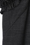 Tweed Frill Column Dress