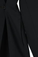 画像をギャラリービューアに読み込む, double button no collar jacket
