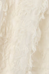 Cut Jacquard Peplum Hoodie
