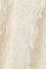 画像をギャラリービューアに読み込む, Cut Jacquard Peplum Hoodie
