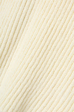 画像をギャラリービューアに読み込む, Wide Collar Rib Zip Knit
