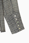 Sheer Check Slim Shirt