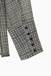 Sheer Check Slim Shirt