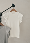 Fitted Puff Rib Top