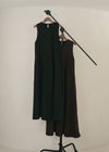 Check Flare Panel Dress