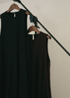 Check Flare Panel Dress
