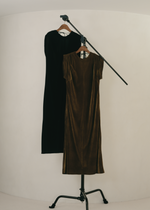 画像をギャラリービューアに読み込む, Flocked Tulle Back Code Dress
