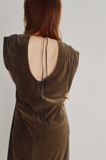 画像をギャラリービューアに読み込む, Flocked Tulle Back Code Dress
