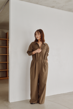 画像をギャラリービューアに読み込む, Zip Front Jumpsuit
