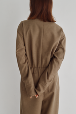 画像をギャラリービューアに読み込む, Zip Front Jumpsuit
