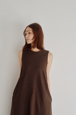 画像をギャラリービューアに読み込む, Check Flare Panel Dress

