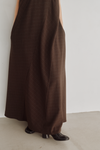 Check Flare Panel Dress