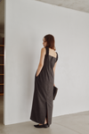 Tweed Frill Column Dress