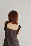 Tweed Frill Column Dress