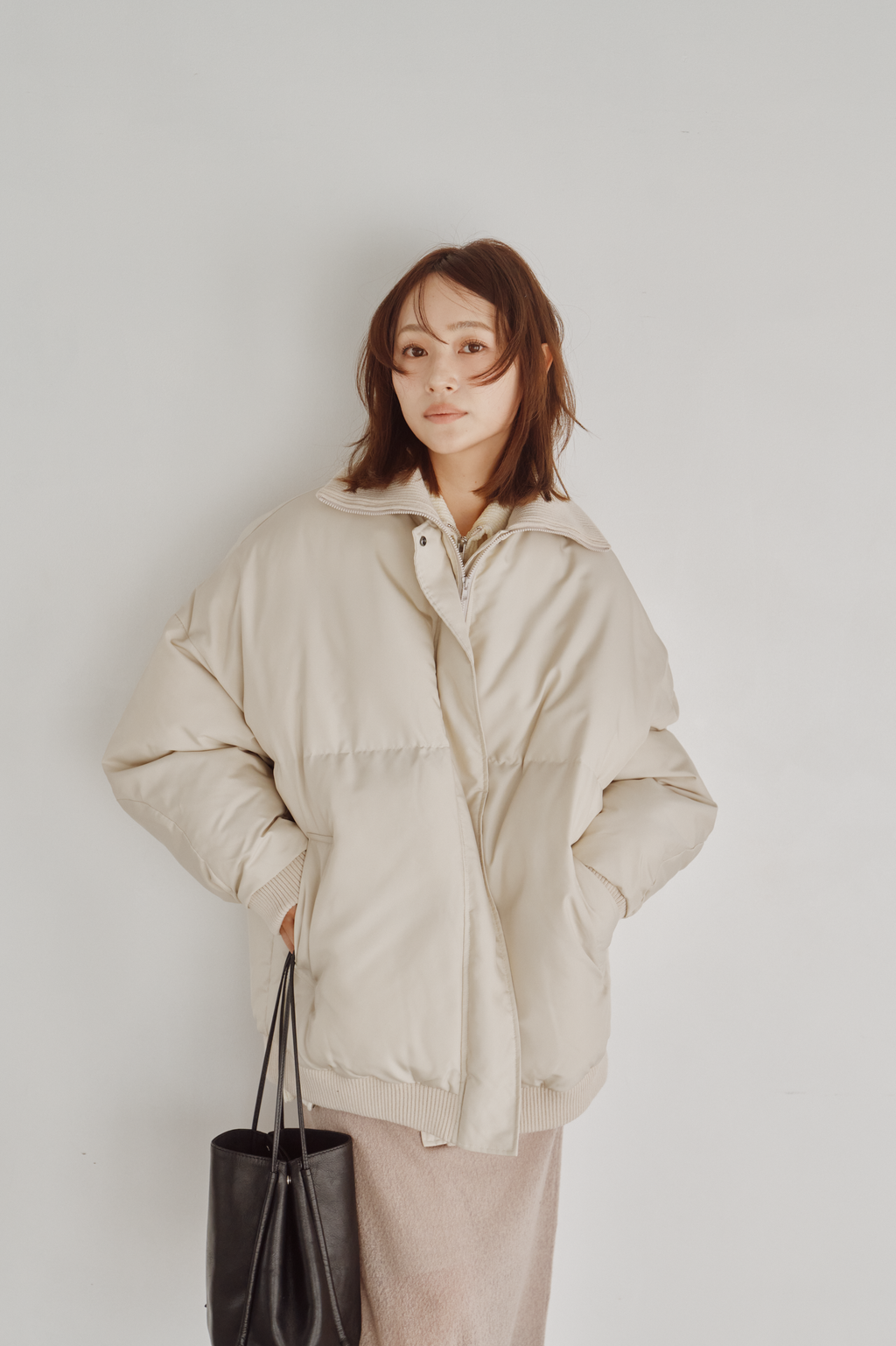 High Neck Padded Coat