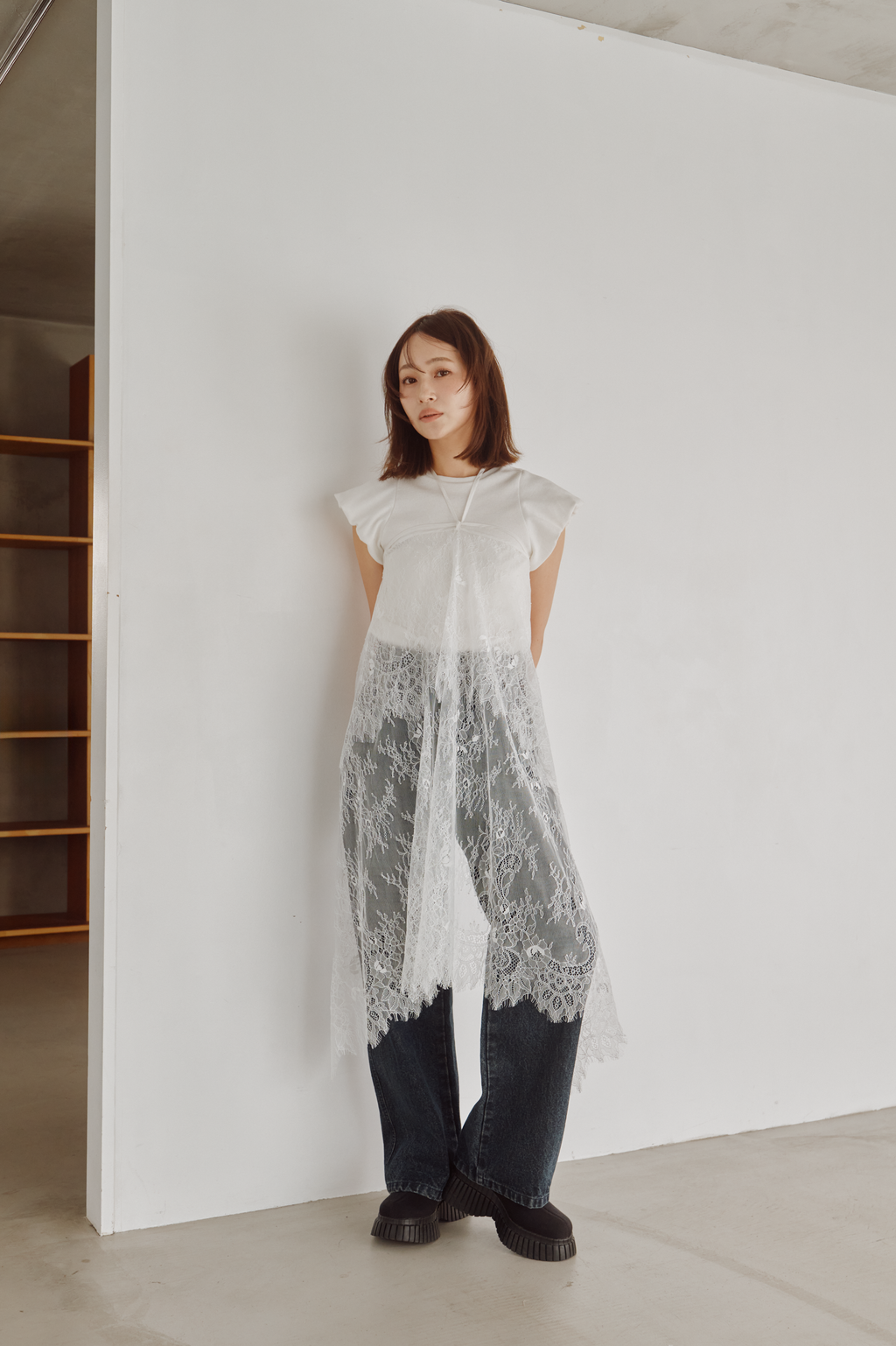 2Way Layered Lace Wrap Skirt