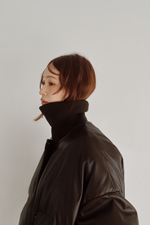 画像をギャラリービューアに読み込む, High Neck Padded Coat
