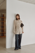 画像をギャラリービューアに読み込む, Viyella Waist Shape Shirt
