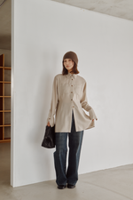 画像をギャラリービューアに読み込む, Viyella Waist Shape Shirt
