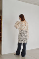 画像をギャラリービューアに読み込む, Scalloped Lace Top
