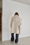 Hooded Stole Rever Coat
