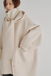 Hooded Stole Rever Coat