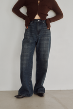画像をギャラリービューアに読み込む, Shadow Check Denim
