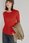 Modal Wool Sheer Top