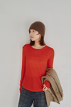 Modal Wool Sheer Top