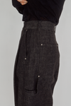 Tuck Cocoon Denim