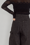 Tuck Cocoon Denim