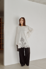 画像をギャラリービューアに読み込む, Ornamental Cutwork Top
