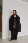 Hooded Stole Rever Coat