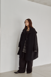 Hooded Stole Rever Coat